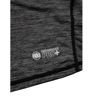 PitBull West Coast - pánsky Tank Top Performance SMALL LOGO šedé melírovanie (4)