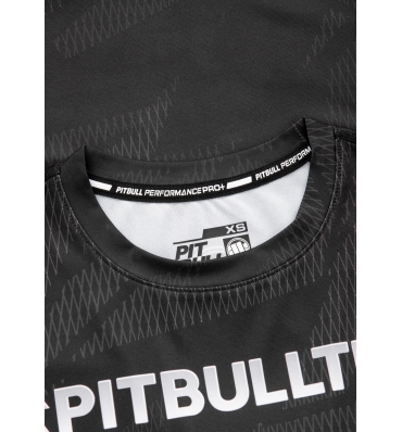 PitBull West Coast - dámsky rashguard Mesh Performance HASHTAG čierny (3)