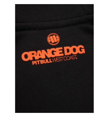 PitBull West Coast - Pánska KP mikina ORANGE DOG čierna (4)