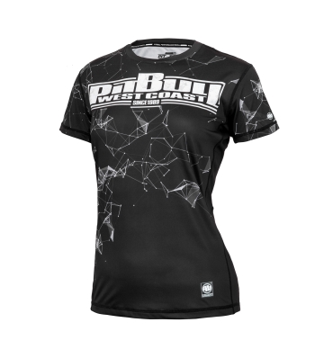 PitBull West Coast - dámsky rashguard Performance Mesh ALAMEDA BOXING čierny