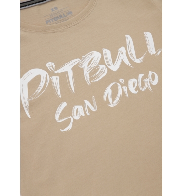 PitBull West Coast - dámske tričko BRUSH pieskové (3)