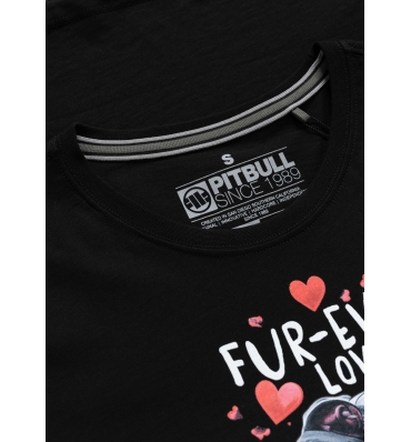 PitBull West Coast - dámské triko FUR EVER LOVE černé (2)