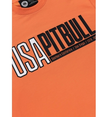 PitBull West Coast - pánska mikina USA oranžová (6)
