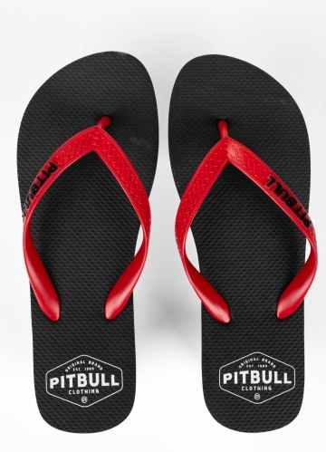 PitBull West Coast - Flip Flop PITBULL CO černo/červené