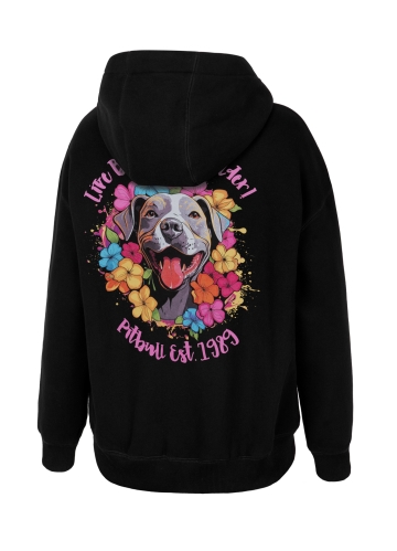 PitBull West Coast - dámská KP mikina HAPPY PIT černá