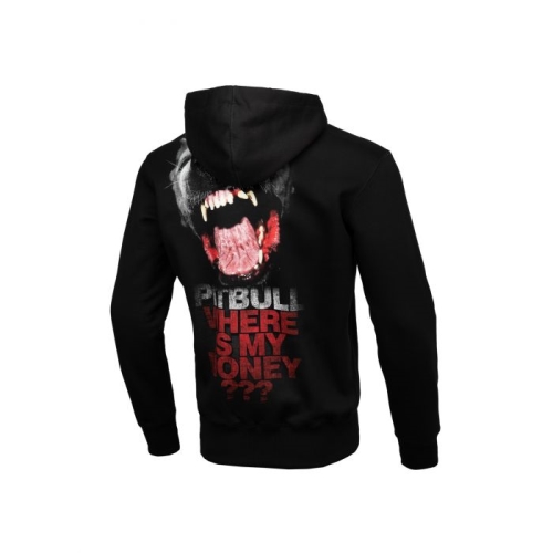 PitBull West Coast - Pánska mikina KP WHERE IS MY MONEY čierna