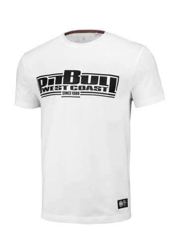 PitBull West Coast - pánske tričko CLASSIC BOXING 190 biele