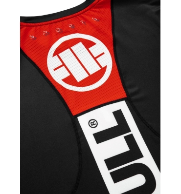 PitBull West Coast - pánsky LS rashguard Performance Mesh HILLTOP SPORTS čierny (2)