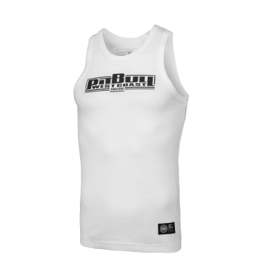 PitBull West Coast - pánska BOXOVÁ vesta, biela