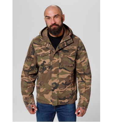 PitBull West Coast - pánská bunda FALLON woodland camo (2)