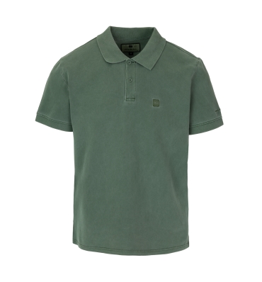 PitBull West Coast - pánské triko WASHED POLO zelené