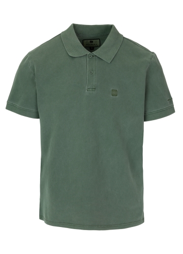 PitBull West Coast - pánské triko WASHED POLO zelené