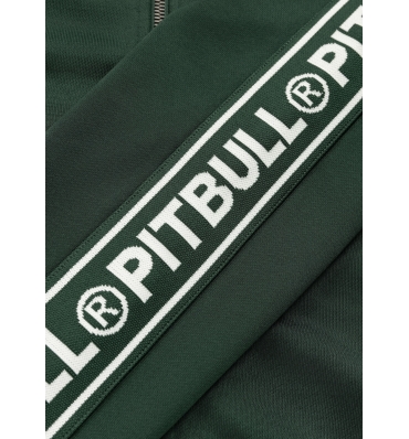 PitBull West Coast - pánská SWJ mikina TAPE LOGO oldschool zelená (6)