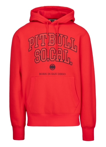 PitBull West Coast - pánská KP mikina SO CAL červená