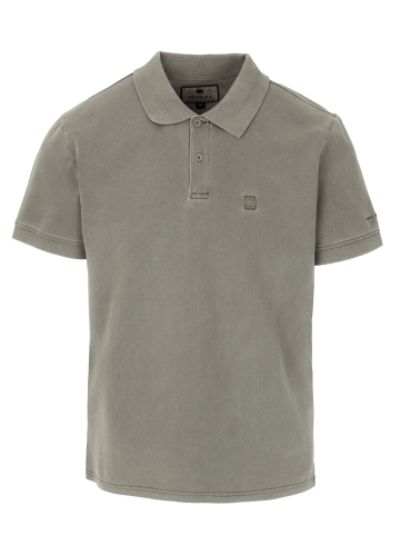 PitBull West Coast - pánské triko WASHED POLO šedé