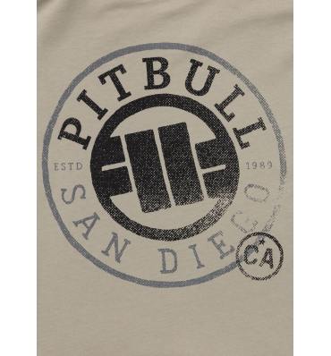 PitBull West Coast - pánské triko SD STAMP béžové (4)