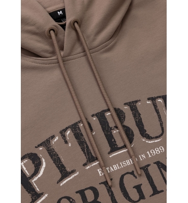 PitBull West Coast - pánská KP mikina MIDNIGHT hnědá (3)