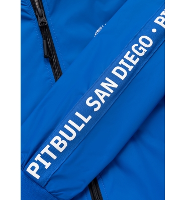PitBull West Coast - pánská bunda ATHLETIC TAPE modrá (4)