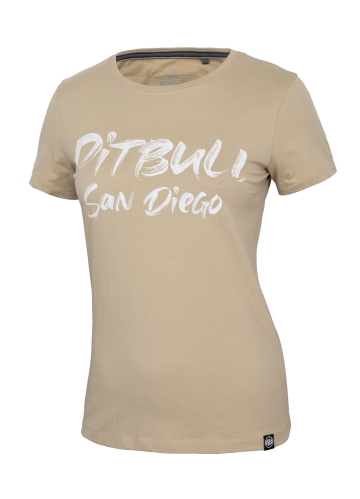 PitBull West Coast - dámské triko BRUSH pískové