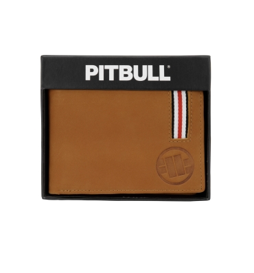 PitBull West Coast - kožená peňaženka LIN WOOD 2 hnedá