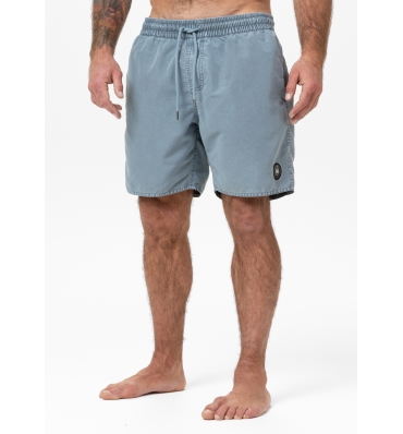 PitBull West Coast - pánske šortky BALFOUR washed modré