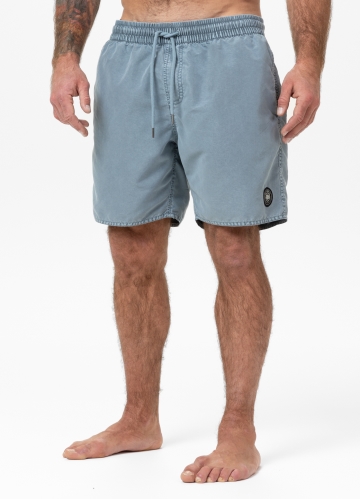 PitBull West Coast - pánske šortky BALFOUR washed modré