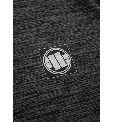 PitBull West Coast - pánsky Tank Top Performance SMALL LOGO šedé melírovanie (2)