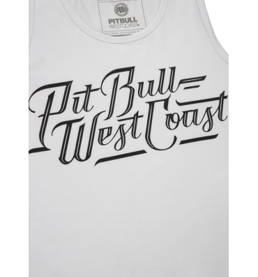 PitBull West Coast - pánske tielko slim fit lycra SPEED biele (2)