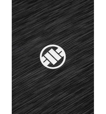 PitBull West Coast - pánské triko casual sport SMALL LOGO černý melír (3)