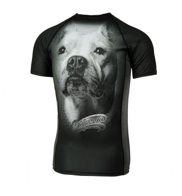 PitBull West Coast - Pánsky rashguard CALIFORNIA DOG čierny