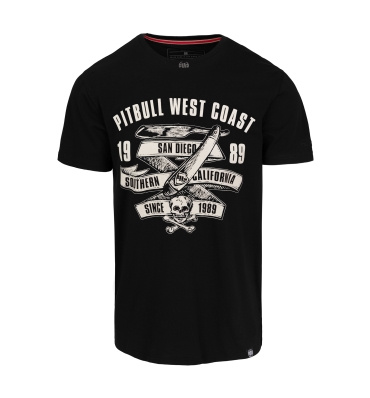 PitBull West Coast - pánske tričko OLDSCHOOL RAZOR čierne