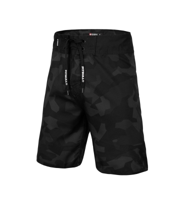 PitBull West Coast - Pánské boardshorts DILLARD černé