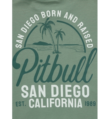 PitBull West Coast - pánské triko SAN DIEGO BORN mintové (4)