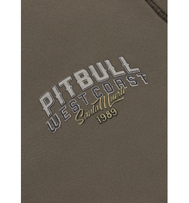 PitBull West Coast - pánská mikina SANTA MUERTE washed olivová (3)
