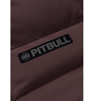 PitBull West Coast - pánská zimní bunda DILLON burgundy (3)