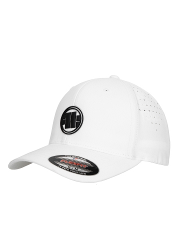 PitBull West Coast - kšiltovka full cap LOGO FLEXFIT PERFORATED bílá