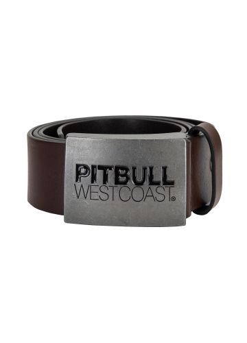 PitBull West Coast - kožený opasek TNT hnědý