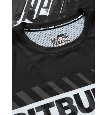 PitBull West Coast - pánsky rashguard Performance Mesh STREET DOG čierny (3)
