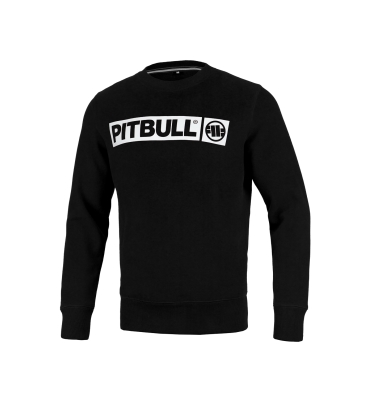 PitBull West Coast - pánska mikina HILLTOP terry čierna