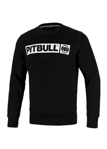 PitBull West Coast - pánska mikina HILLTOP terry čierna