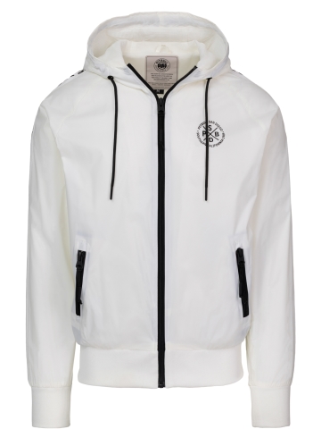 PitBull West Coast - pánská bunda ATHLETIC TAPE off white