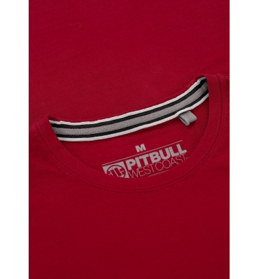 PitBull West Coast - pánské triko SMALL LOGO 170 červené (2)