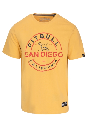 PitBull West Coast - pánské triko SAN DIEGO žluté