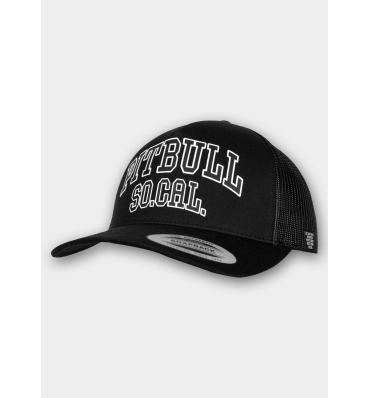 PitBull West Coast - kšiltovka snapback SO CAL retro Trucker černočerná