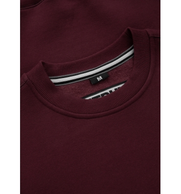 PitBull West Coast - pánská mikina SMALL LOGO burgundy (2)