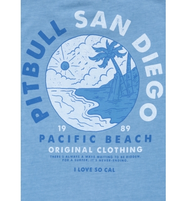 PitBull West Coast - dámské triko PLANET SURF modré (4)