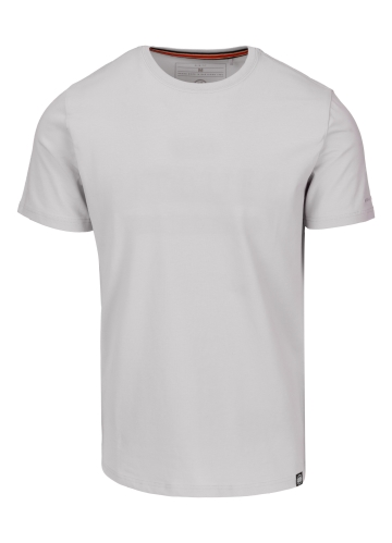 PitBull West Coast - pánske tričko slim fit  MINIMAL svetlošedé