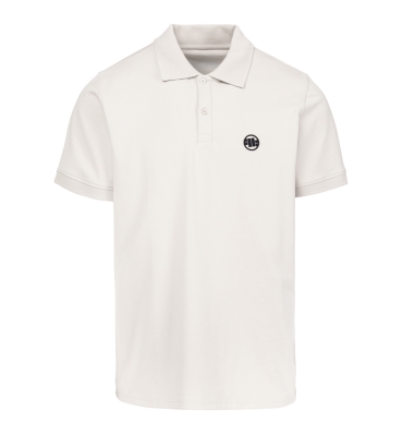 PitBull West Coast - pánské triko POLO JERSEY SMALL LOGO smetanové