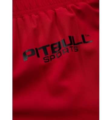 PitBull West Coast - dámské šortky PERFORMANCE SMALL LOGO červené (5)