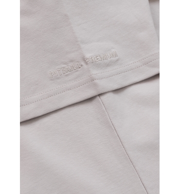 PitBull West Coast - pánské triko slim fit  MINIMAL světle šedé (3)